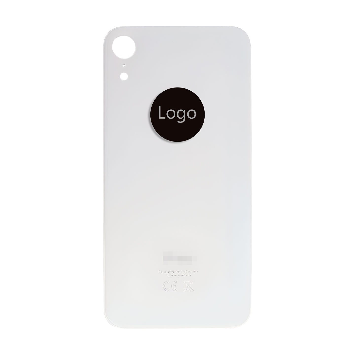 iPhone XR Rückglas Backcover mit Logo (AAA-Qualität)