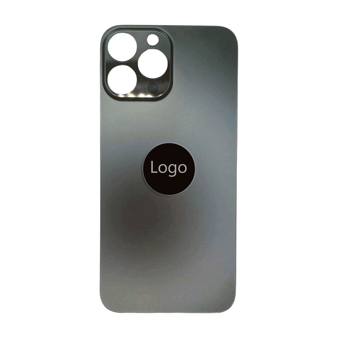 iPhone 13 Pro Max Rückglas Backcover mit Logo (AAA-Qualität)