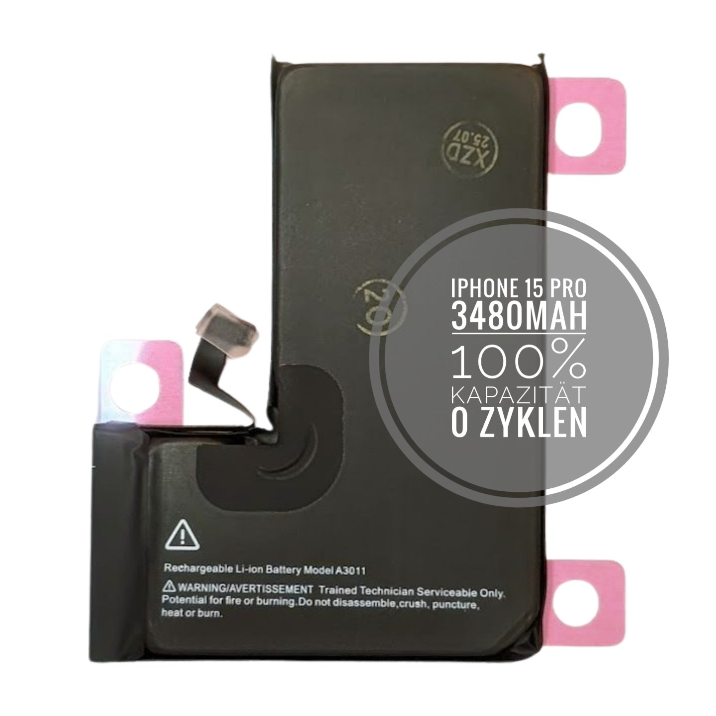 iPhone 15 Pro OEM HC Akku - Anlernbar als ORIGINAL USED ab iOS 18
