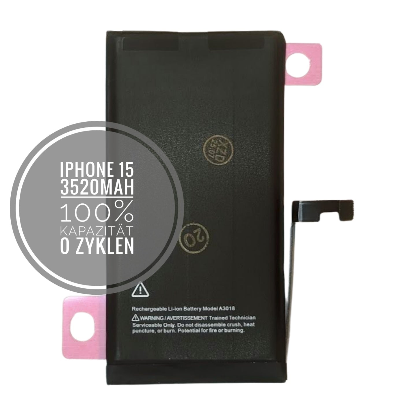 iPhone 15 OEM HC Akku - Anlernbar als ORIGINAL USED ab iOS 18