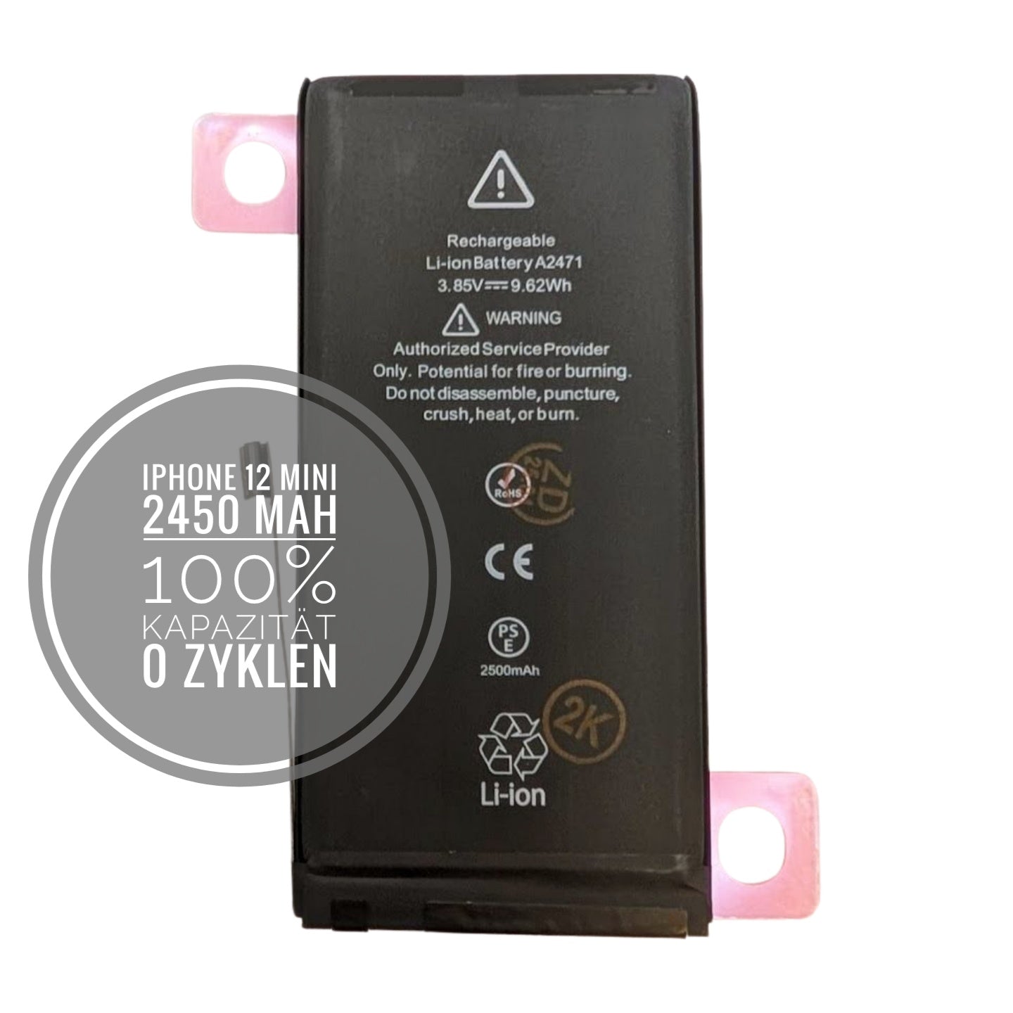 iPhone 12 Mini OEM HC Akku - Anlernbar als ORIGINAL USED ab iOS 18