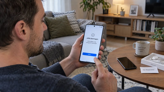 Handy zur Reparatur einschicken mit eSIM und SIM-Karte