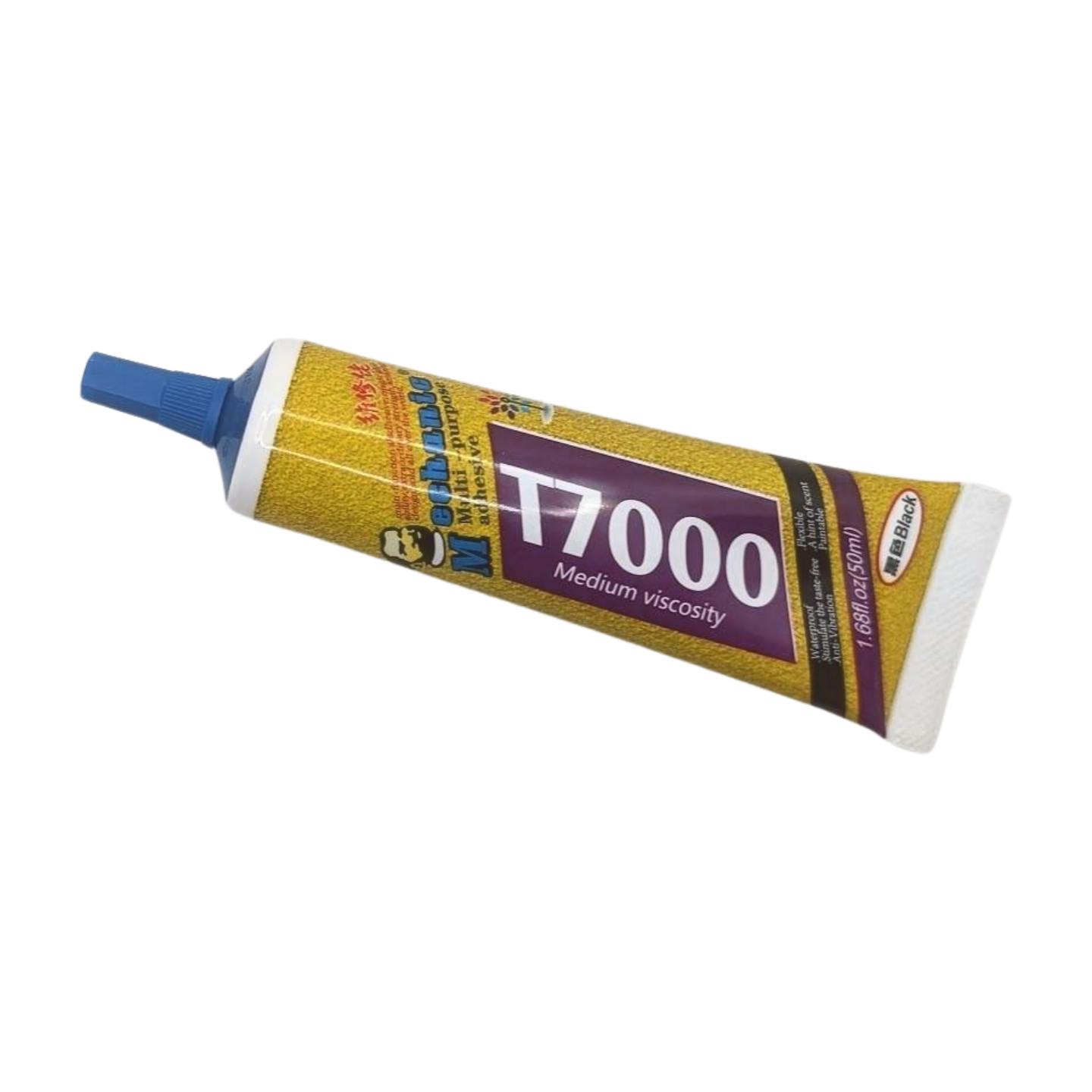 MECHANIC T7000 Industriekleber Schwarz 50ml