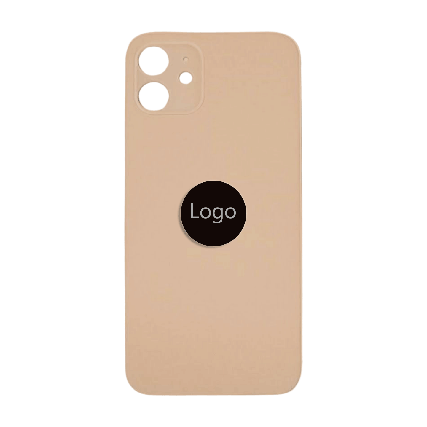 iPhone 12 Rückglas Backcover mit Logo (AAA-Qualität)