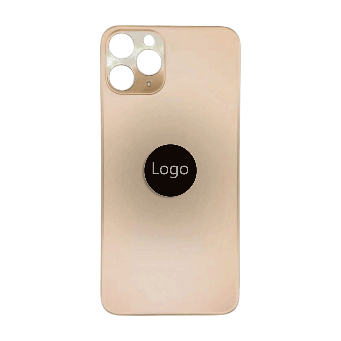 iPhone 11 Pro Max Rückglas Backcover mit Logo (AAA-Qualität)