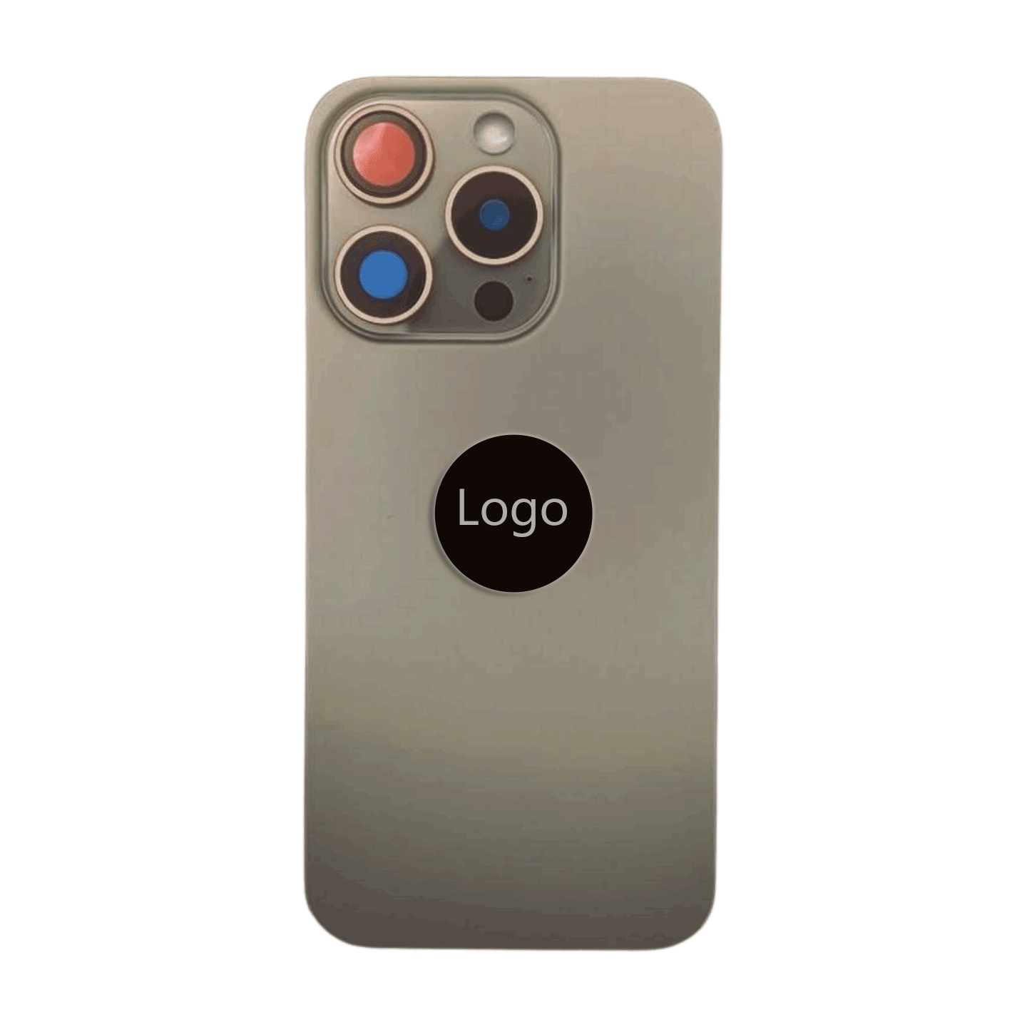 iPhone 15 Pro Backcover mit Logo + MagSafe (AAA-Qualität)