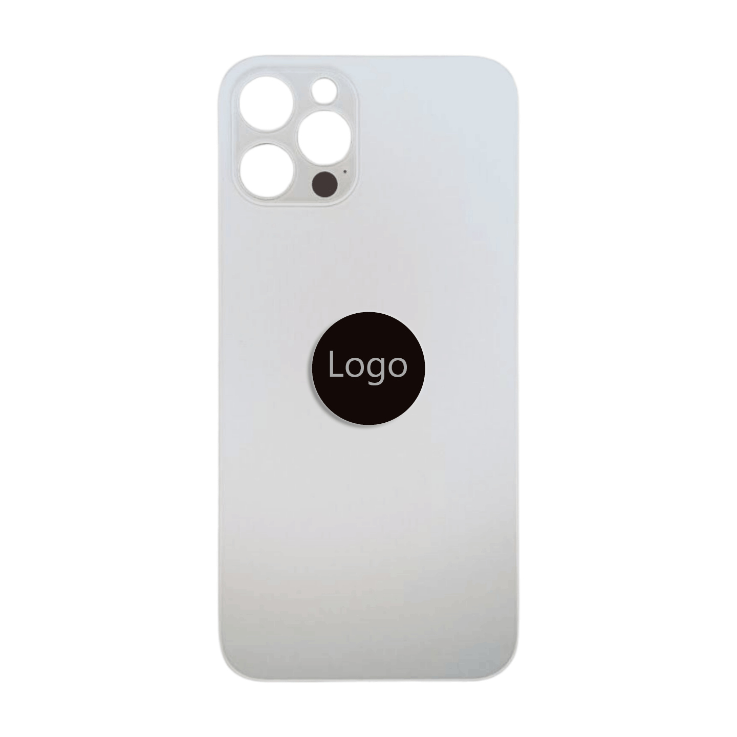 iPhone 12 Pro Max Rückglas Backcover mit Logo (AAA-Qualität)