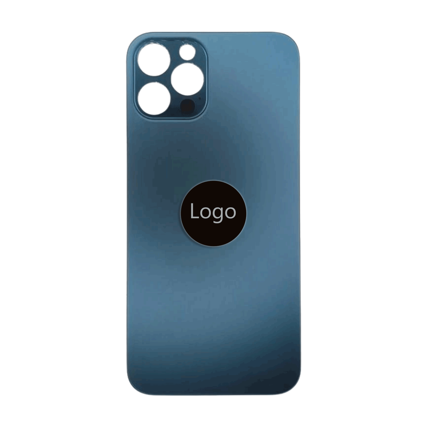 iPhone 12 Pro Max Rückglas Backcover mit Logo (AAA-Qualität)