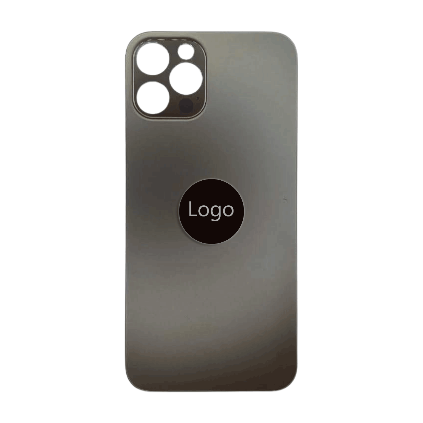 iPhone 12 Pro Max Rückglas Backcover mit Logo (AAA-Qualität)