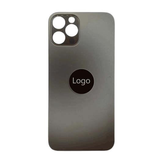 iPhone 12 Pro Max Rückglas Backcover mit Logo (AAA-Qualität)