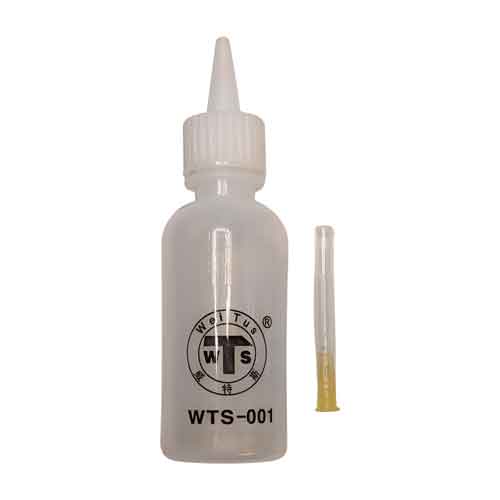 WTS-001 Präzisions-Dosierflasche 50ml Flux-Bottle mit Feinnadel