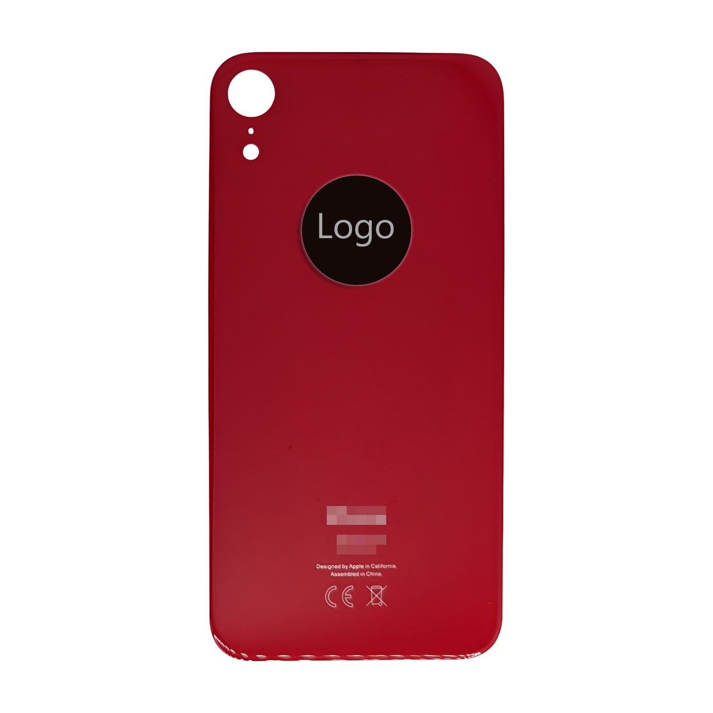 iPhone XR Rückglas Backcover mit Logo (AAA-Qualität)